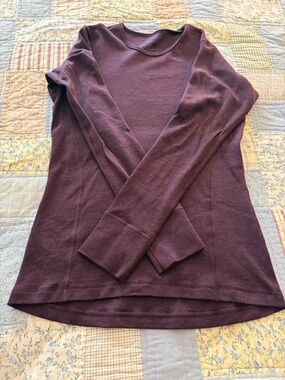 Woolx Hannah Long Sleeve Tshirt, Size Large